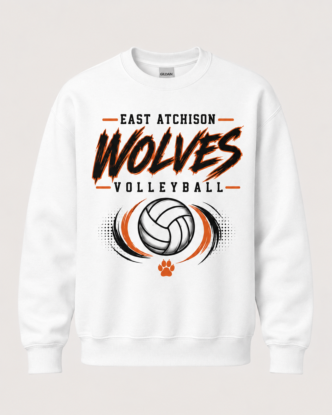 Volleyball Spirit Wear - Brushstroke