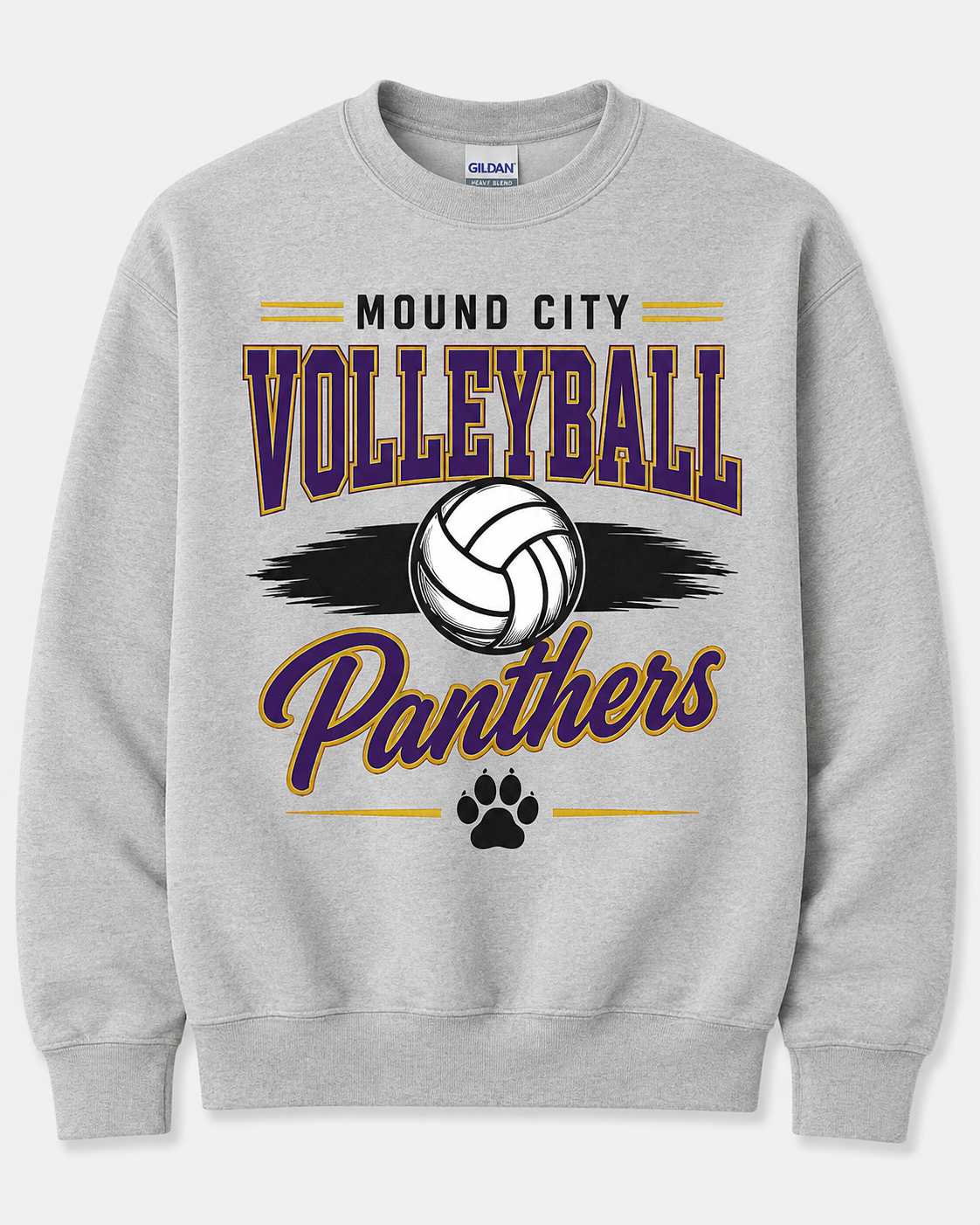 East Atchison Wolves Volleyball Spirit Wear - Retro Lines