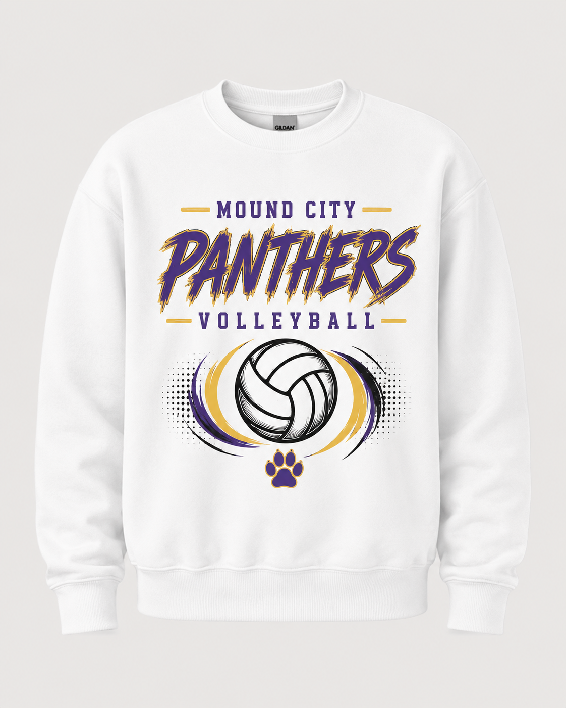 Volleyball Spirit Wear - Brushstroke