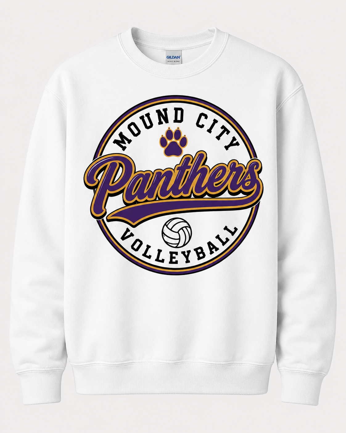 East Atchison Wolves Volleyball Spirit Wear - Circle Badge