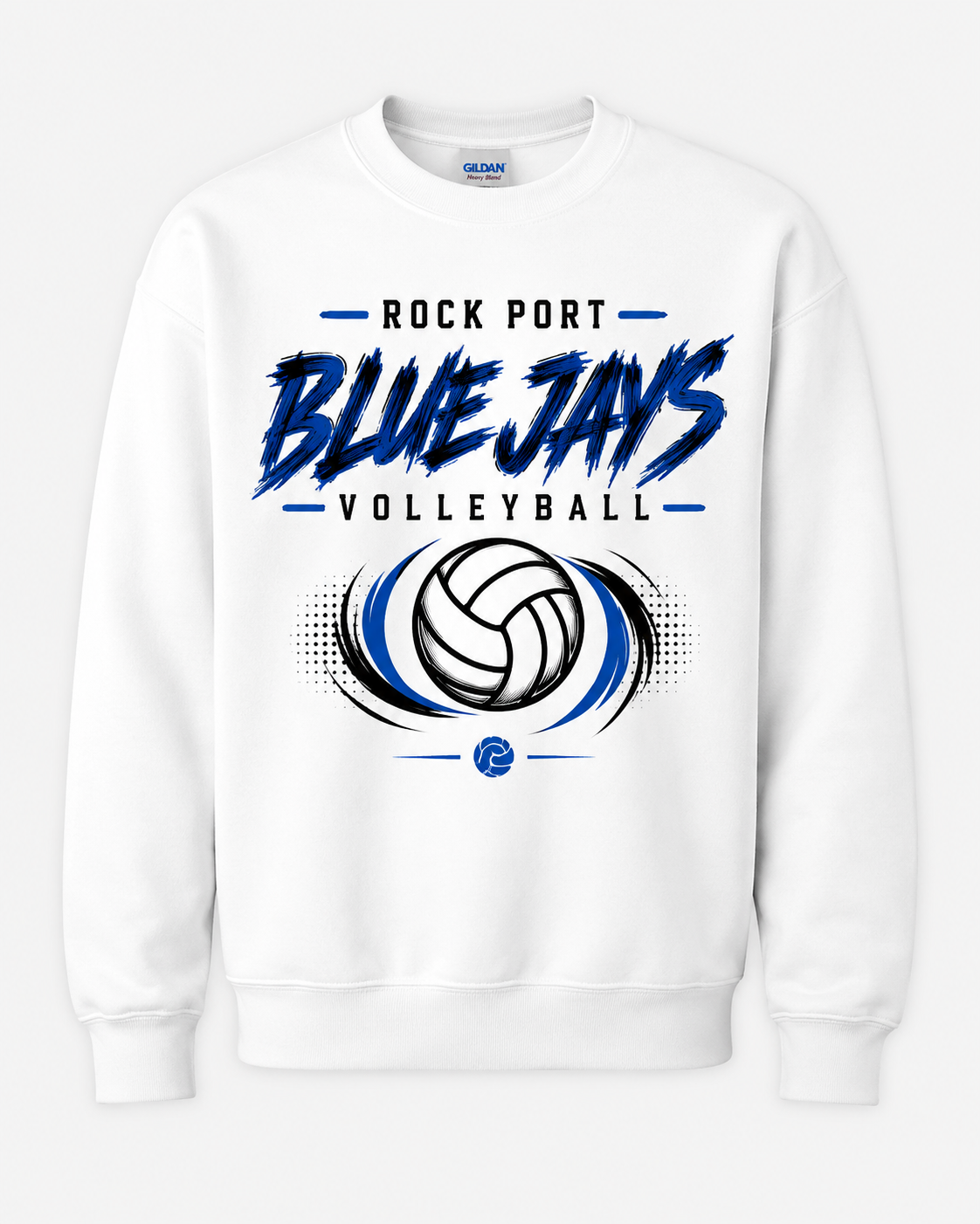 Volleyball Spirit Wear - Brushstroke