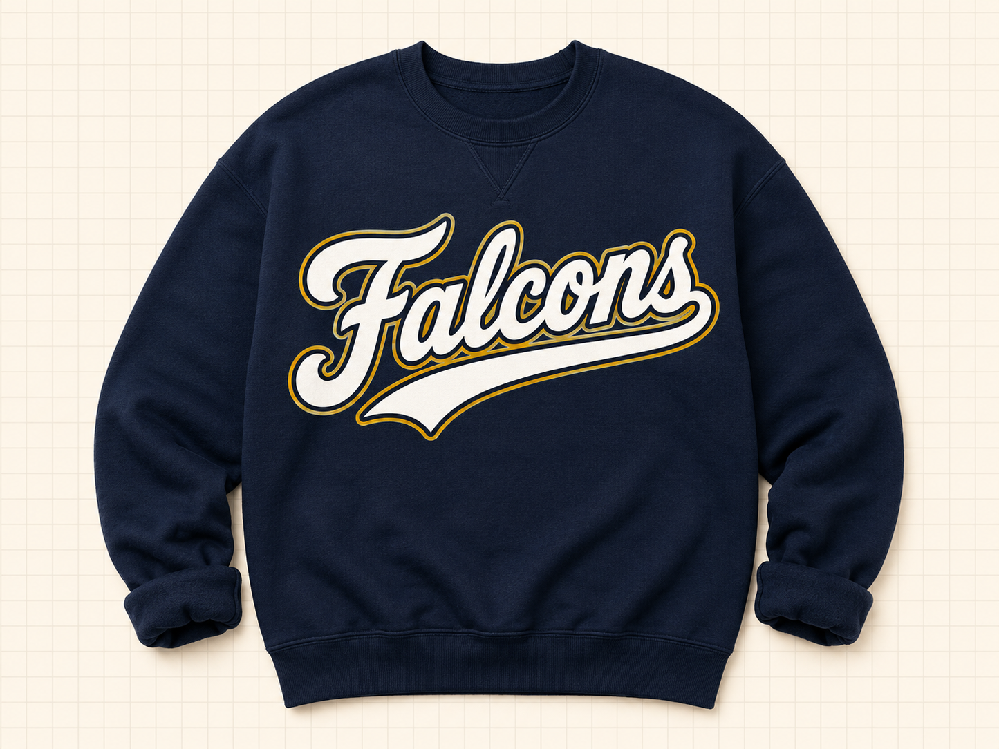 Custom Script Mascot Tee — Your Team & Colors
