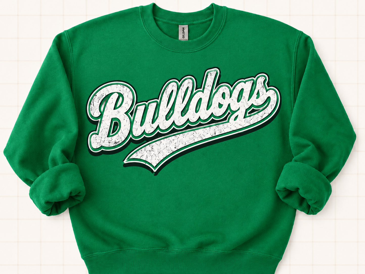 Custom Script Mascot Tee — Your Team & Colors