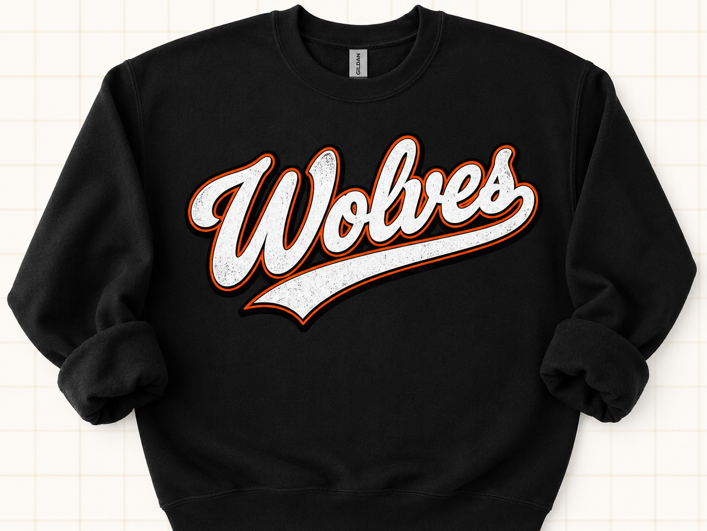 Custom Script Mascot Tee — Your Team & Colors