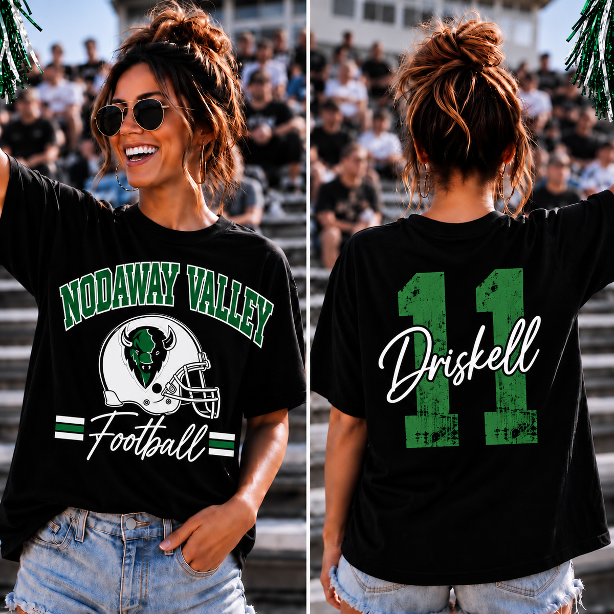 Nodaway Valley Thunder Adult Custom Gameday Tee