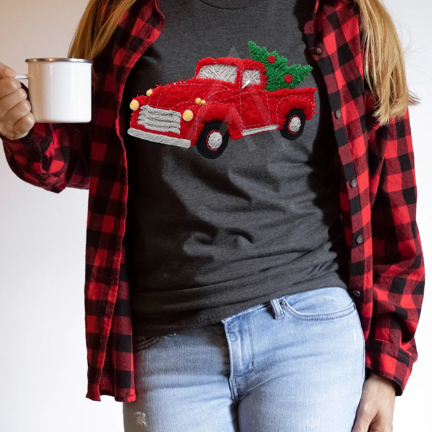 Christmas Yarn Truck