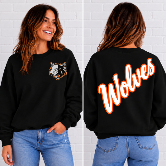 East Atchison Wolves Script Mascot Sweatshirt
