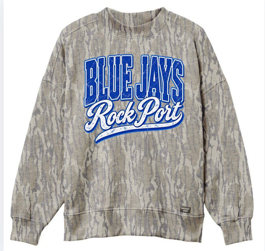 Mossy Oak Bottomland Mockneck Sweatshirt — Pre-Sale