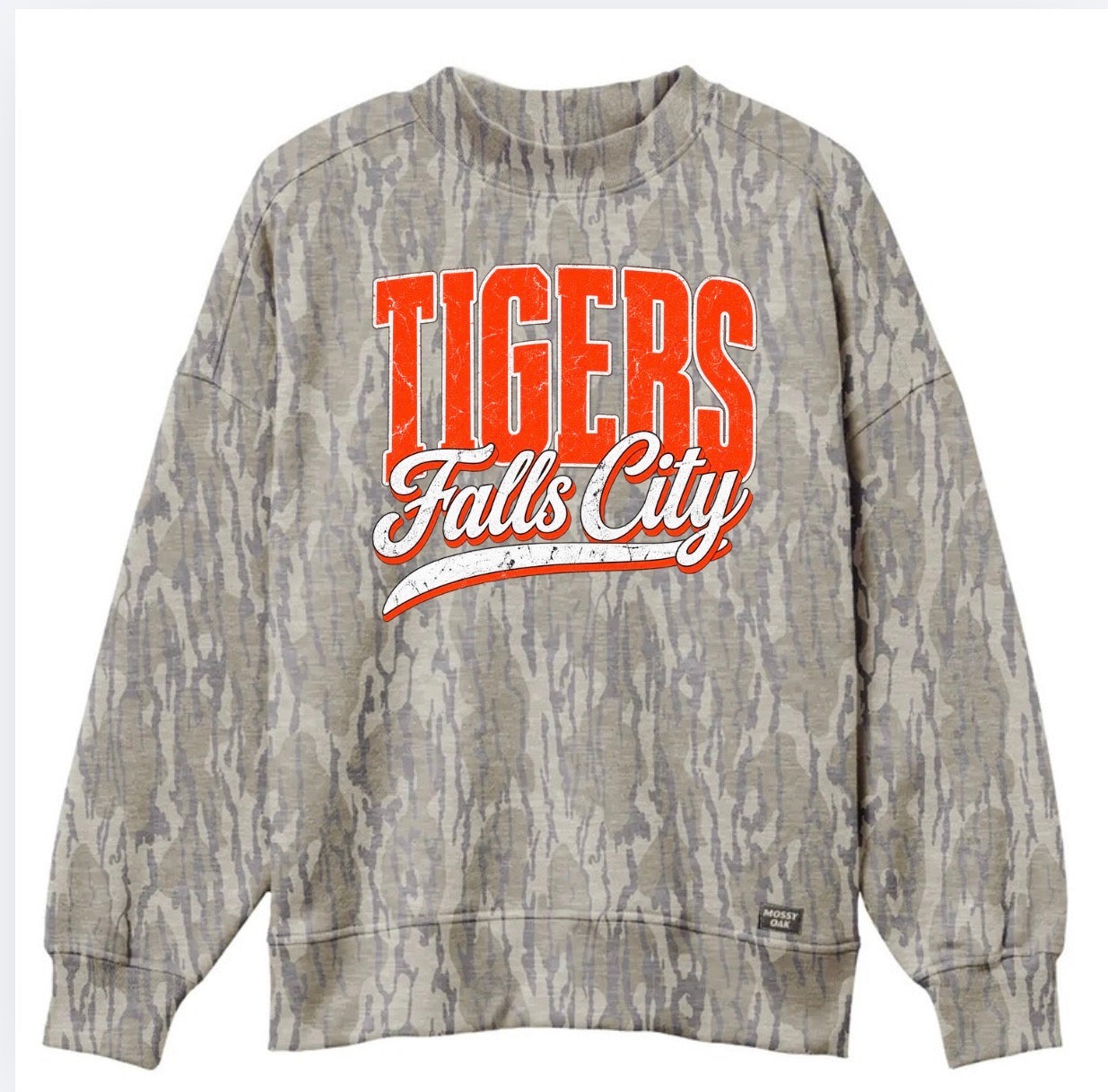 Mossy Oak Bottomland Mockneck Sweatshirt — Pre-Sale