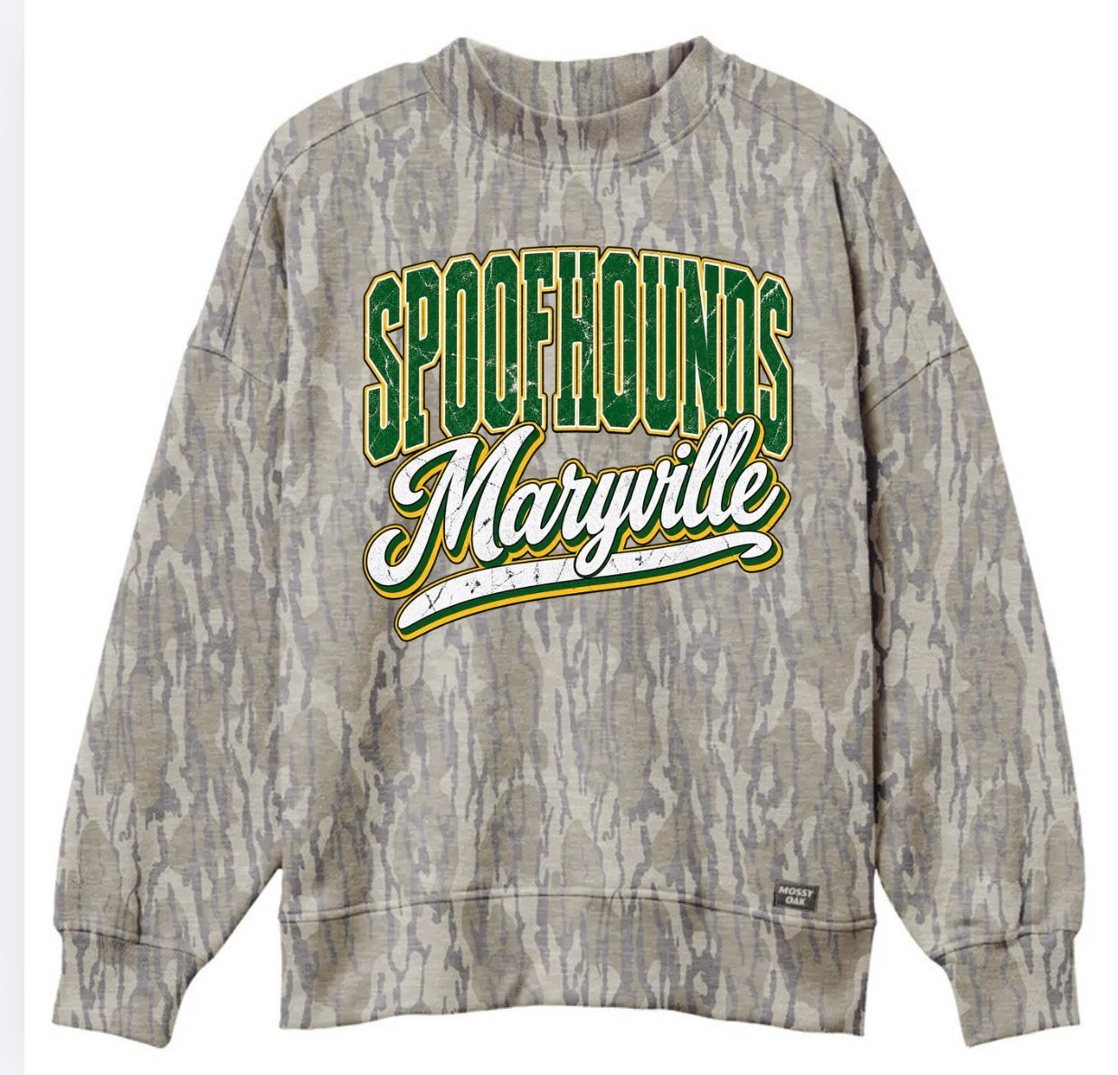 Mossy Oak Bottomland Mockneck Sweatshirt — Pre-Sale