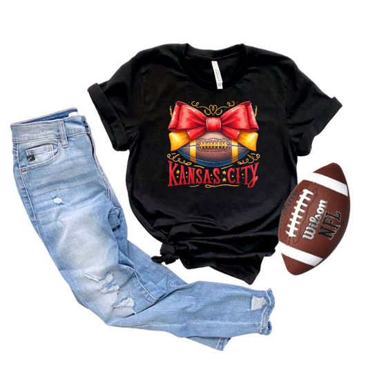Kansas City Football Bow