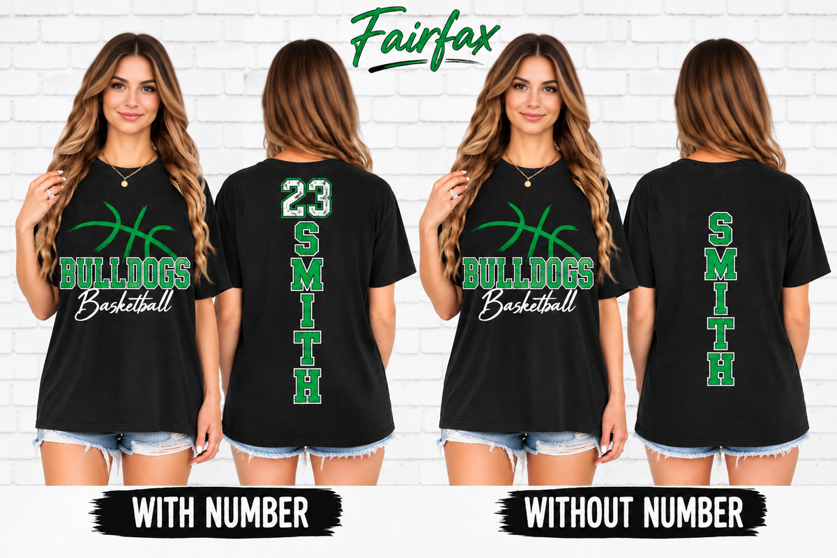 Fairfax Bulldogs Personalized Basketball