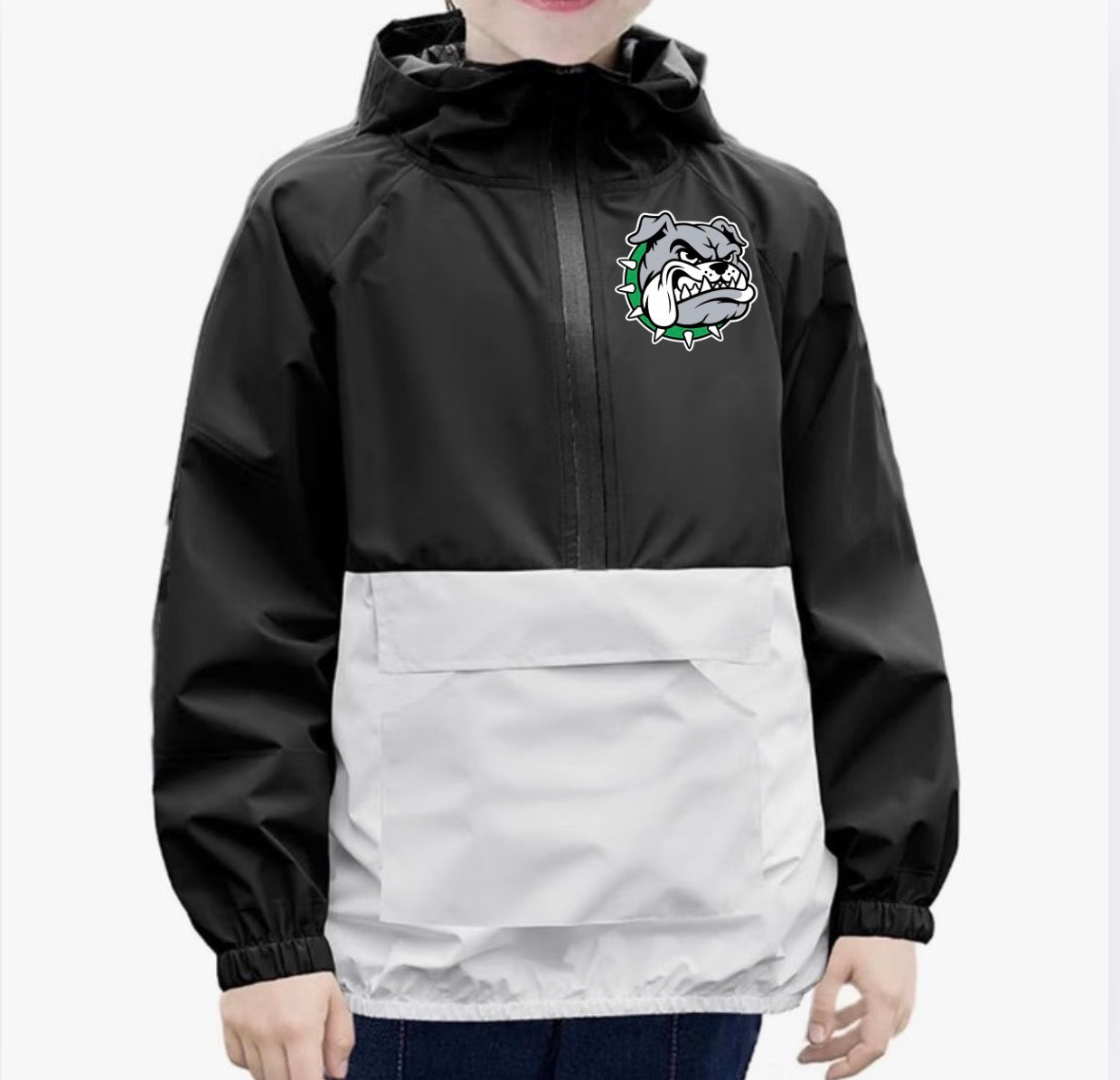 Youth Windbreaker (Black/White) — Fairfax R-3 Fundraiser