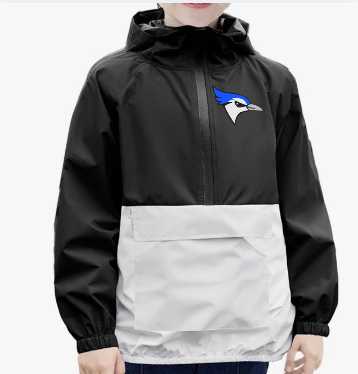 Youth Windbreaker (Black/White) — Fairfax R-3 Fundraiser
