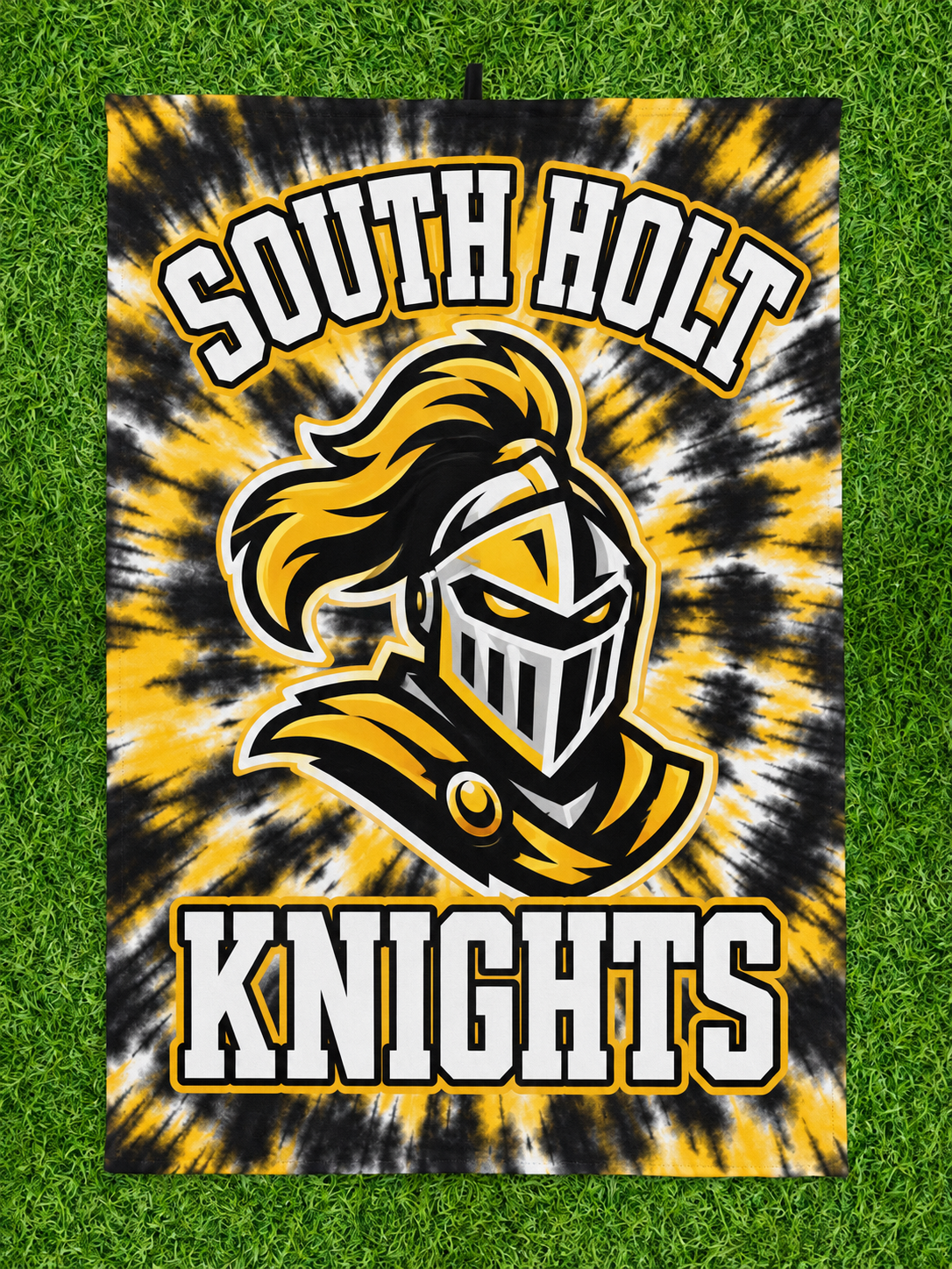 South Holt Knights minky blanket design