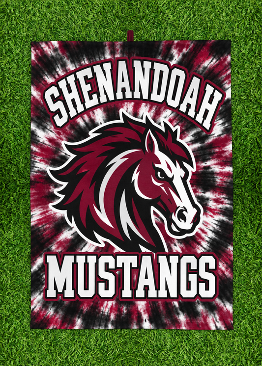 Shenandoah Mustangs minky blanket design