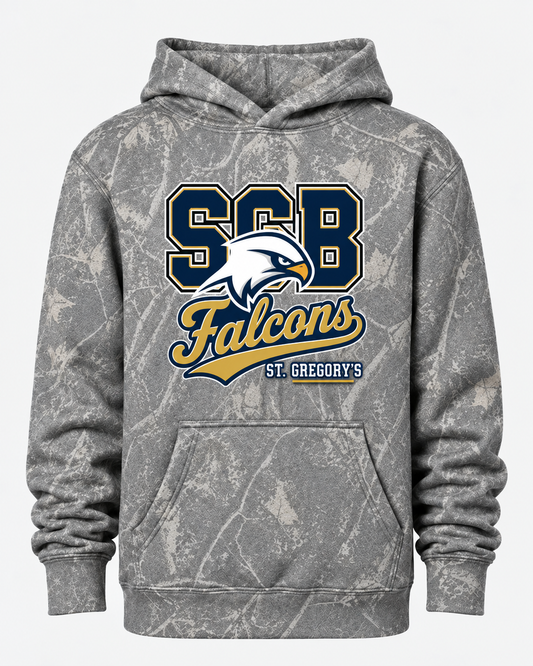 St. Gregory's Falcons Deadwood Tree Camo Hoodie | Youth & Adult
