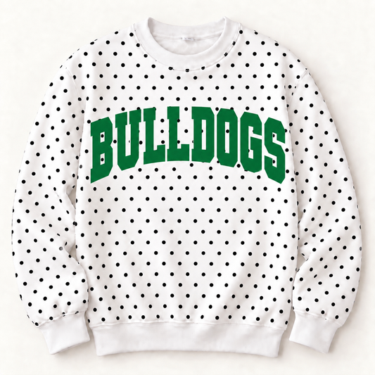 Fairfax Bulldogs Sideline Polka Dot Crew - Pre-Order
