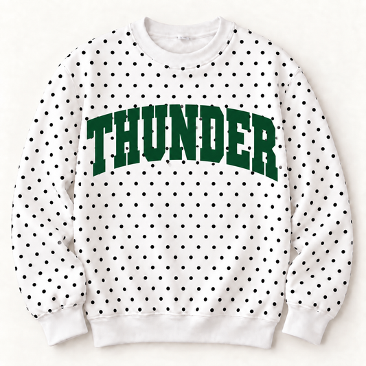 Nodaway Valley Thunder Sideline Polka Dot Crew - Pre-Order