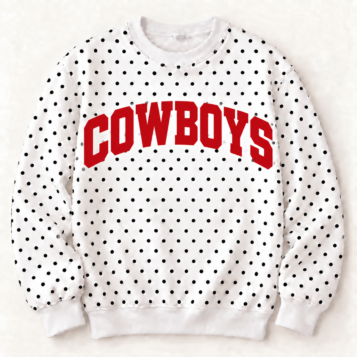Sidney Cowboys Sideline Polka Dot Crew - Pre-Order
