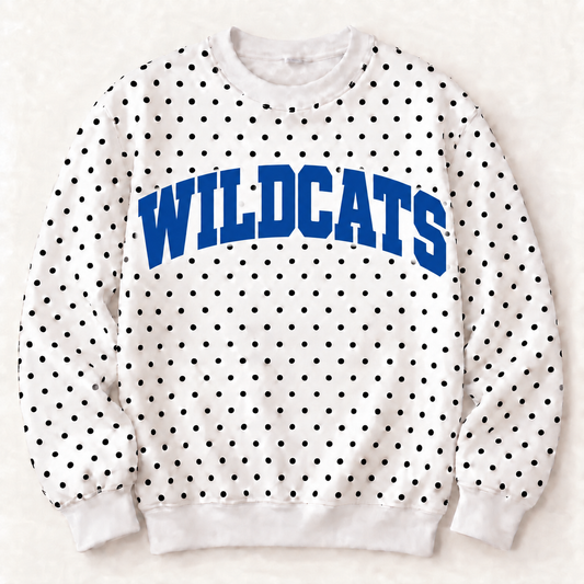 Hamburg Wildcats Sideline Polka Dot Crew - Pre-Order