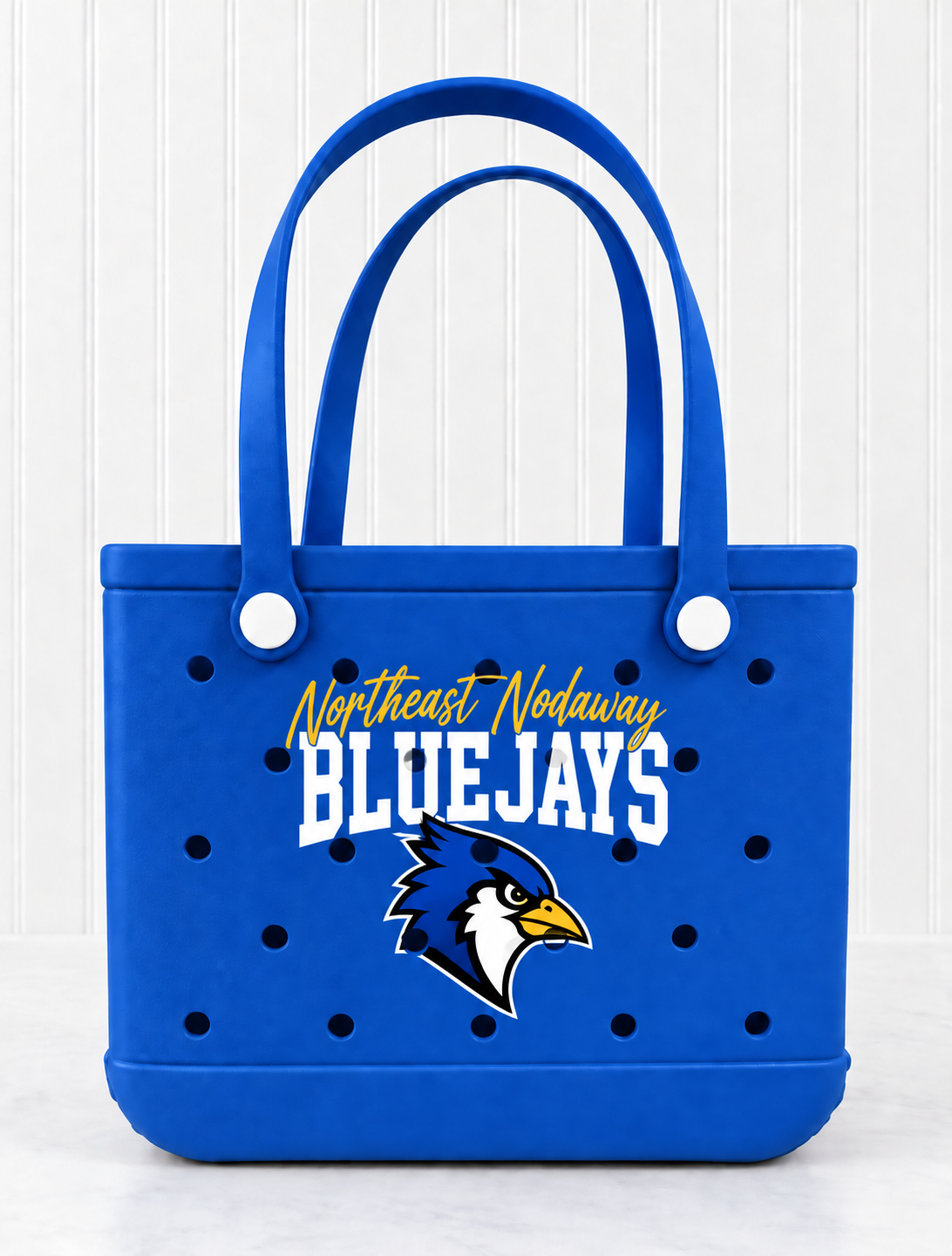 Northeast Nodaway BlueJays Flexi Tote - Printed on BOTH Sides - Pre-Order