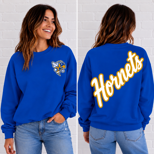 Craig Hornets Script Mascot Sweatshirt