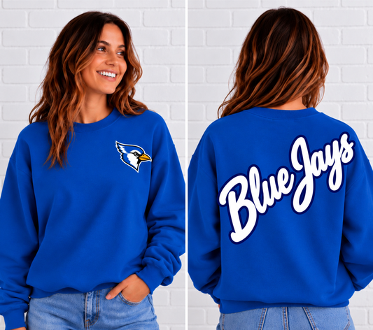 Rock Port Blue Jays Script Mascot Sweatshirt
