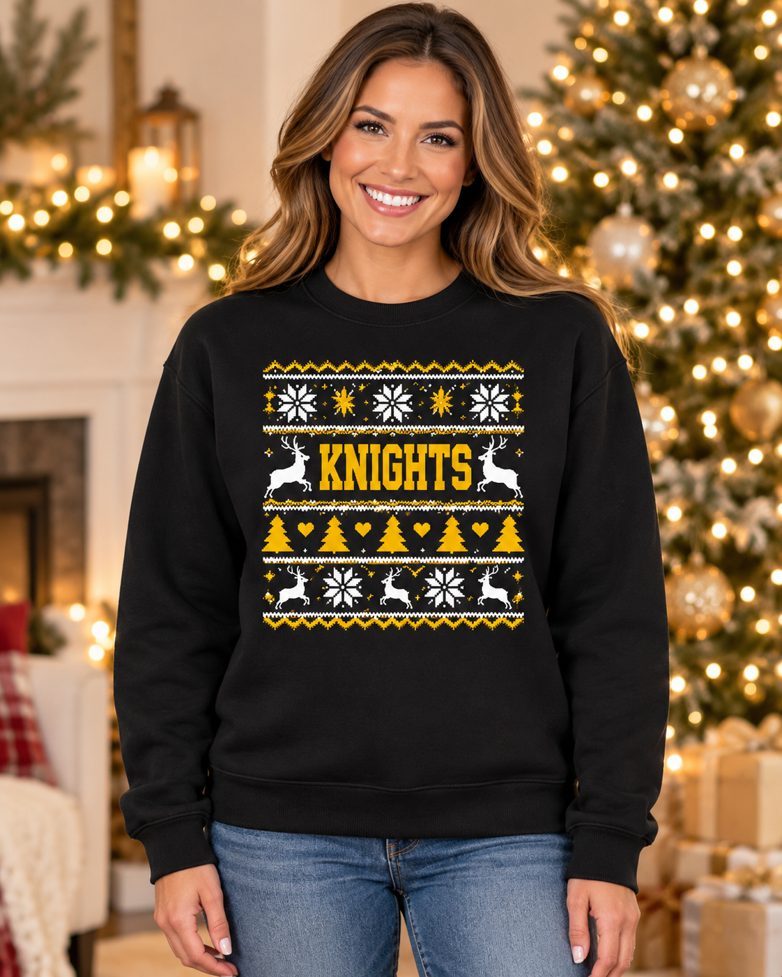 South Holt Knights Christmas Sweater