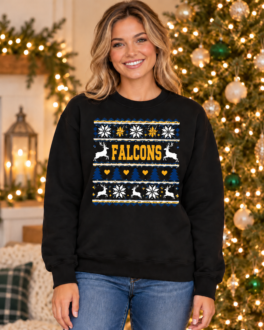 St. Gregory's Falcons Christmas Sweater
