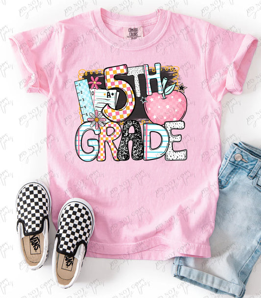 Youth Back To School Apple Grades