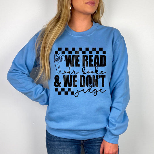We Read and We Don’t Judge