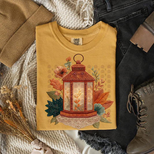 Country Patchwork Lantern