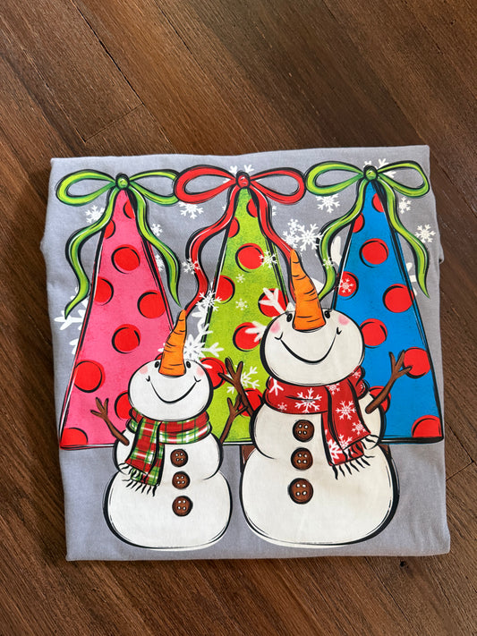 Snowmen Christmas Trees