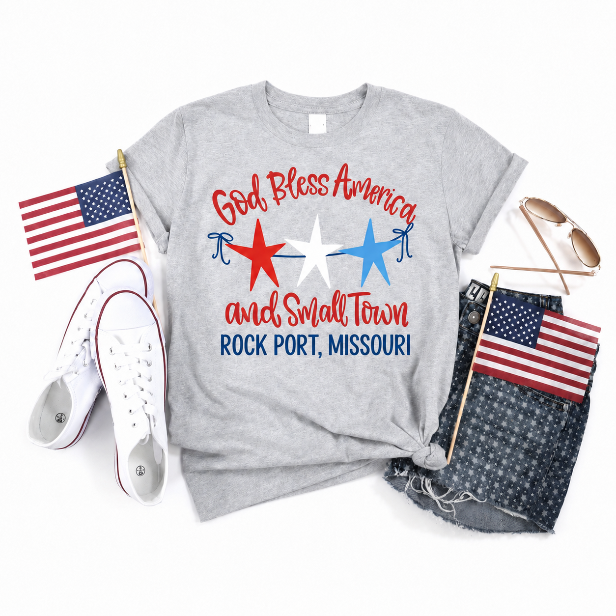 God Bless America & Small Town — Customize your town