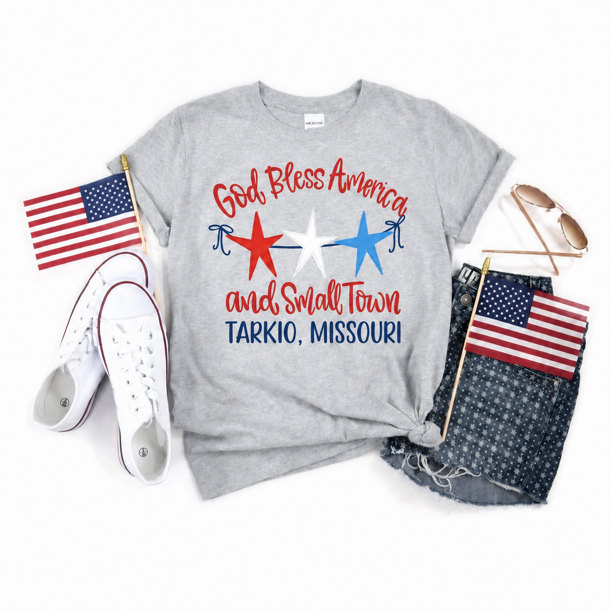 God Bless America & Small Town — Customize your town
