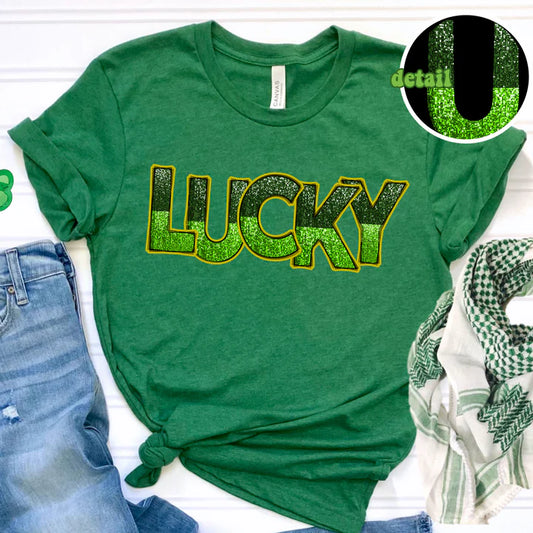 Lucky Faux Glitter