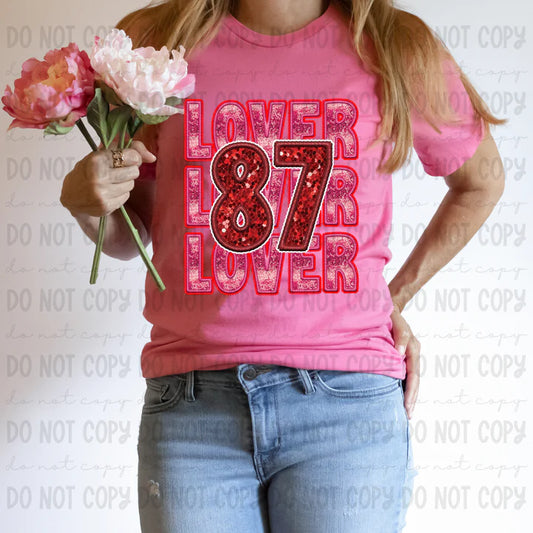 Lover 87 Faux Glitter
