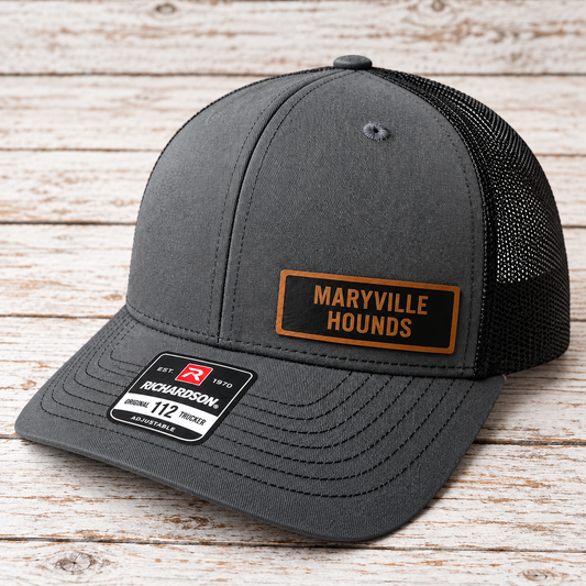 Maryville Spoofhounds Leather Patch Hat