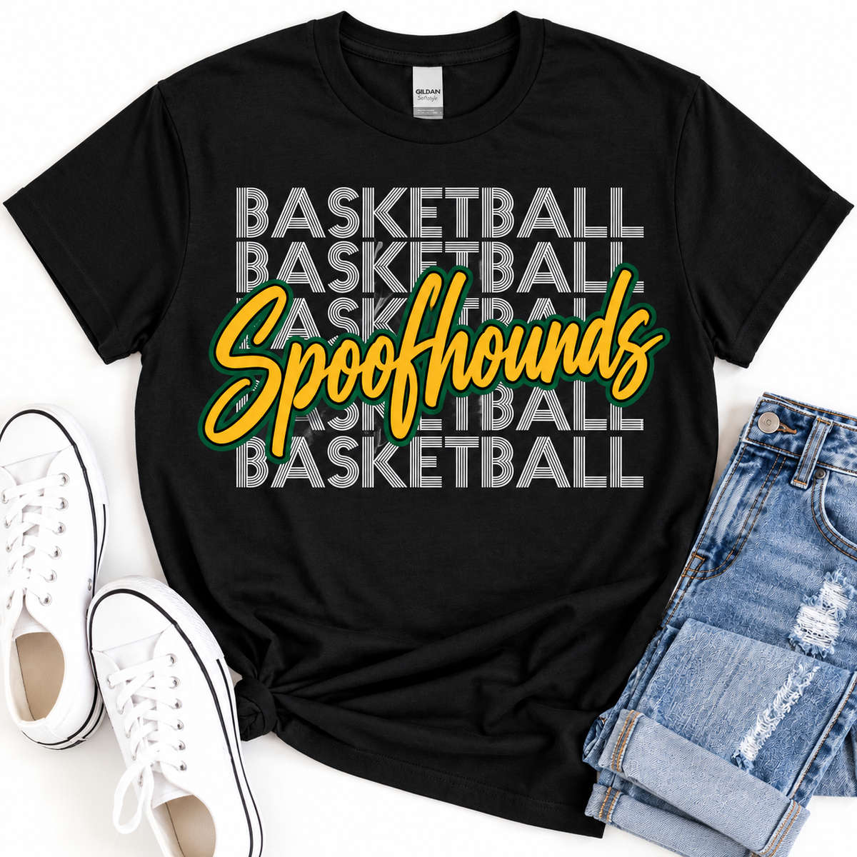 Maryville Spoofhounds Stacked Basketball