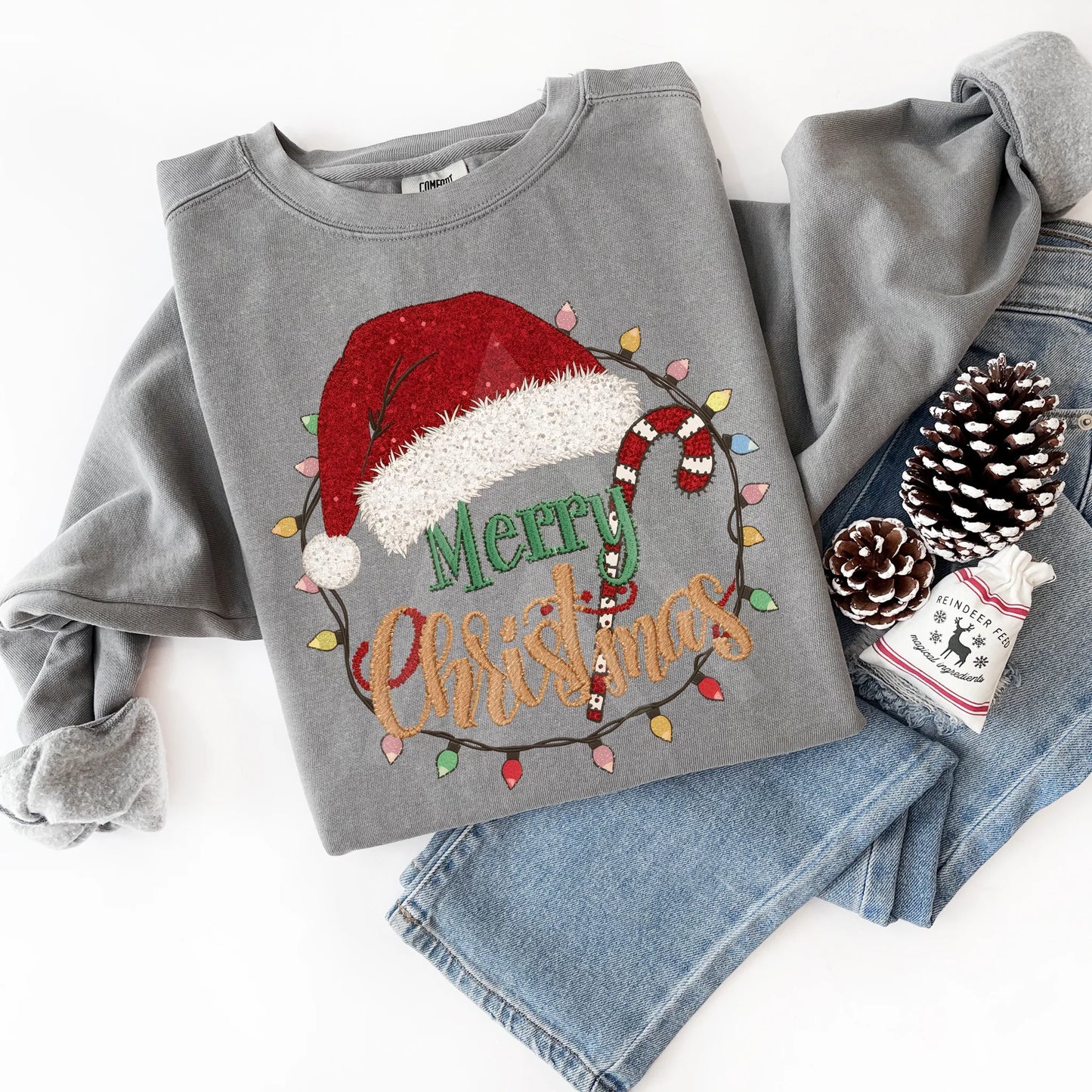 Merry Christmas Embroidery Hat