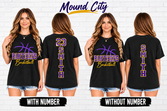 Mound City Panthers Personalized Basketball