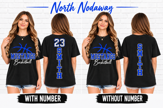 North Nodaway Mustangs Personalized Basketball