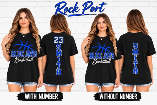 Rock Port Blue Jays Personalized Basketball