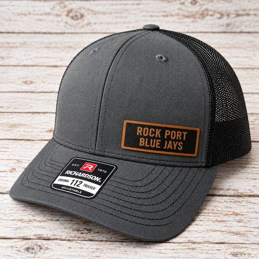 Rock Port Blue Jays Leather Patch Hat