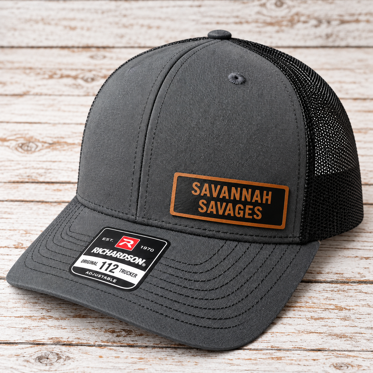 Savannah Savages Leather Patch Hat
