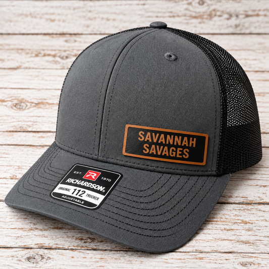 Savannah Savages Leather Patch Hat