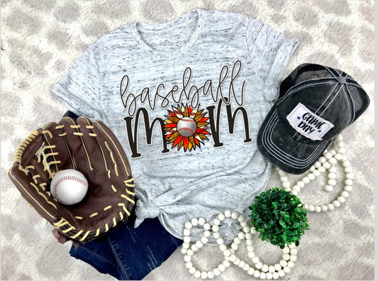 Baseball Mom Sunflower