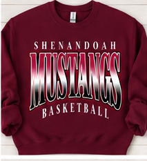 Shenandoah Mustangs Basketball design