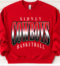 Sidney Cowboys Basketball design